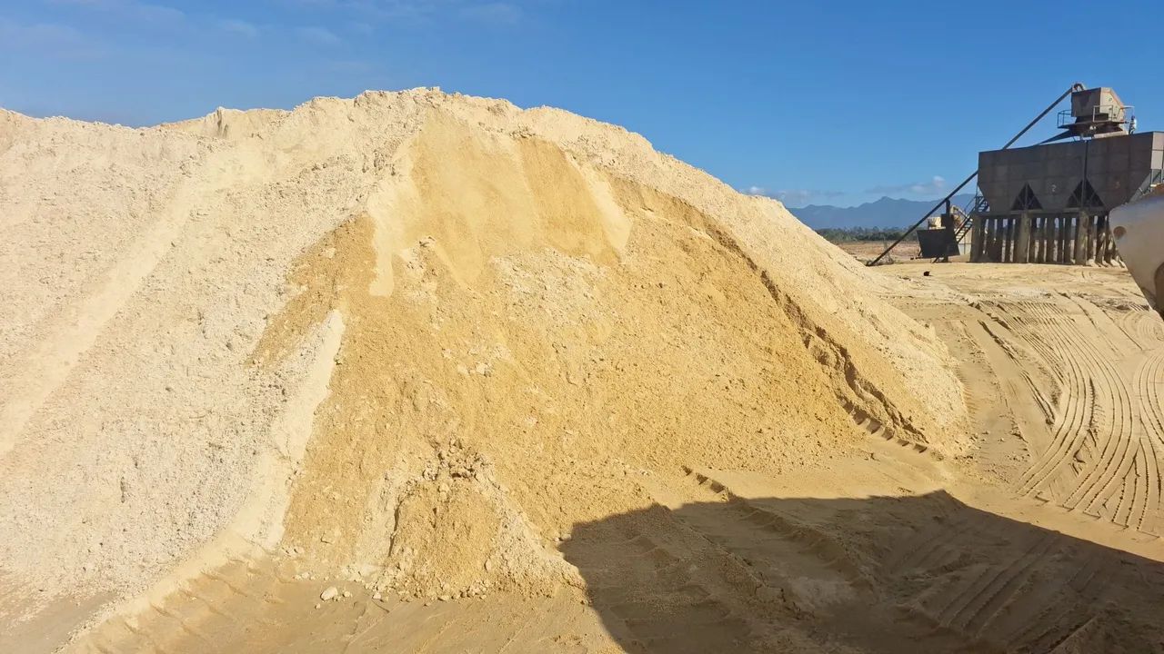 Areia lavada