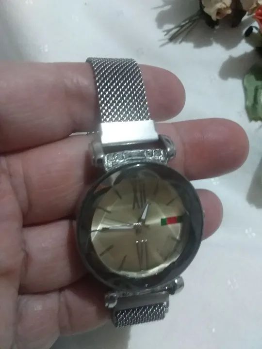 Relógio feminino  com strass - Foto 5