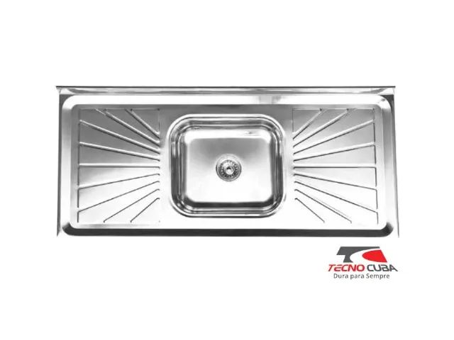 Pia de Cozinha em Inox 1,20m - Durabilidade e Elegância por R$199! - Foto 3