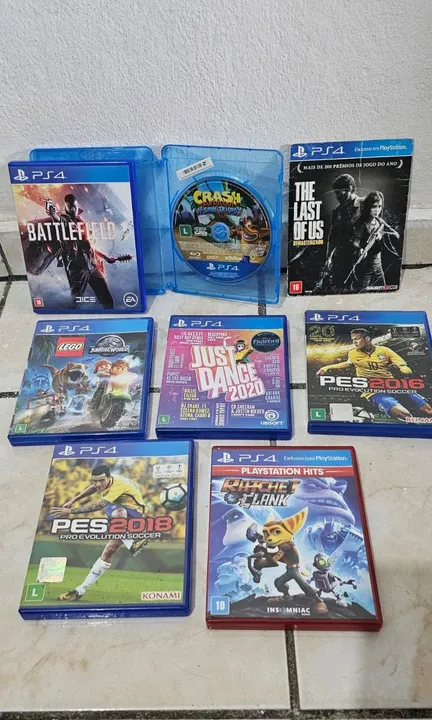 LOTE COM MAIS DE 70 JOGOS ORIGINAIS XBOX 360 PS3 ONE E PS4