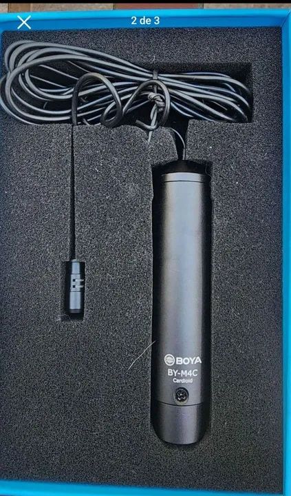 Microfone lapela Boya BY M4C