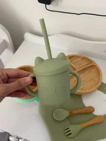 Kit de Introdução Alimentar de Bambu - Foto 3