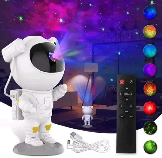Astronauta efeito de luz projetor top entrega Aceitamos cartão