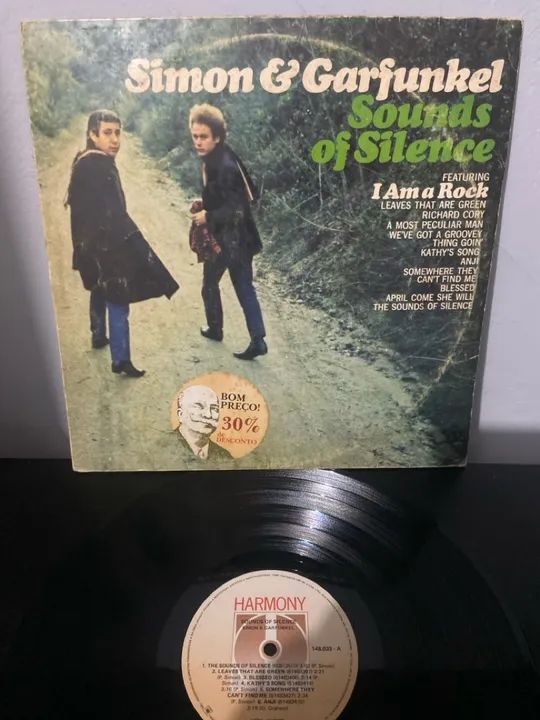 LP Sounds Of Silence Simon e Garfunkel - Foto 2