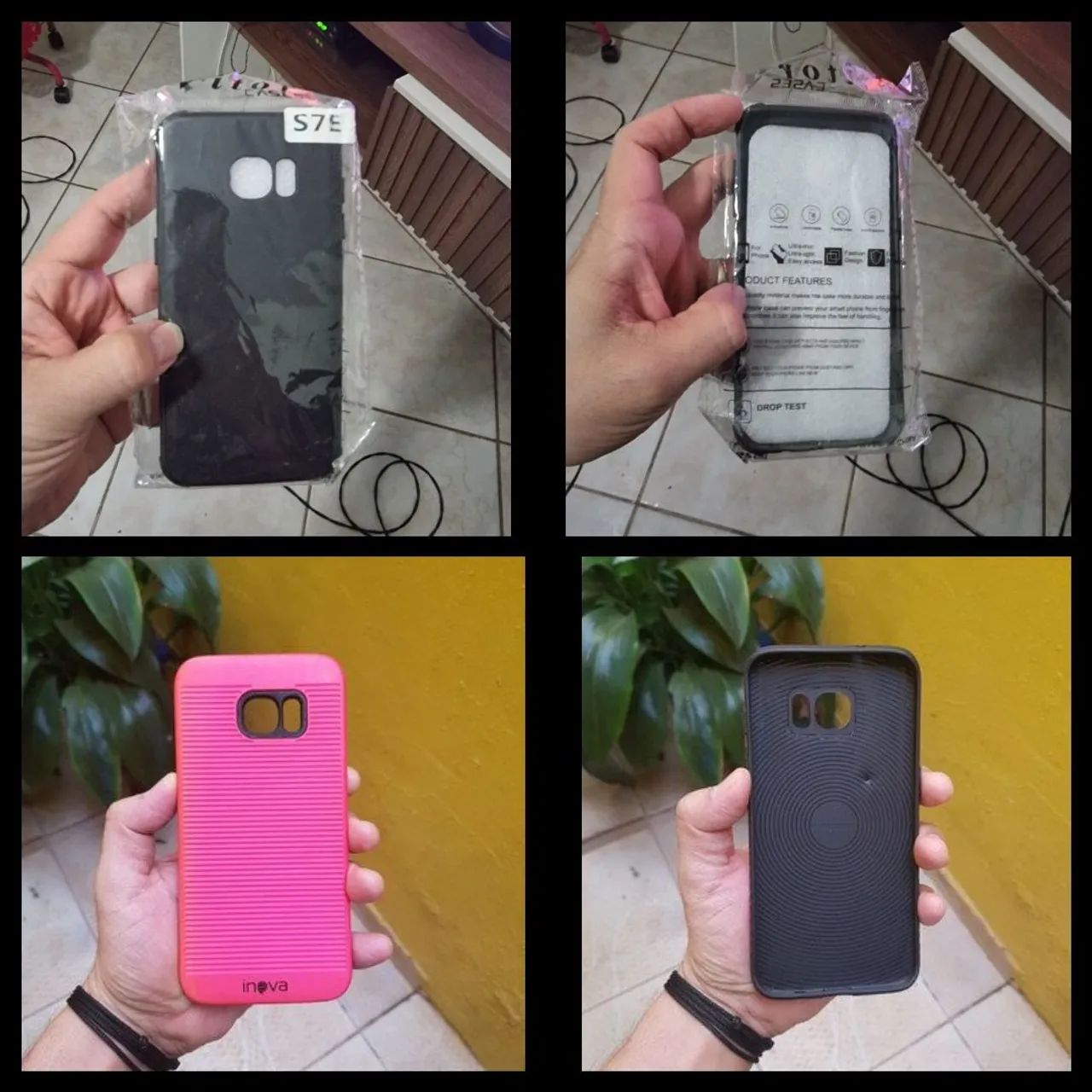 Capas do S7 Edge novas em Samambaia (60 CADA) - Foto 3