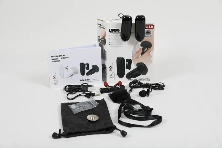 Microfone Lapela Sem Fio Lensgo LWM 318C Wireless - Foto 2
