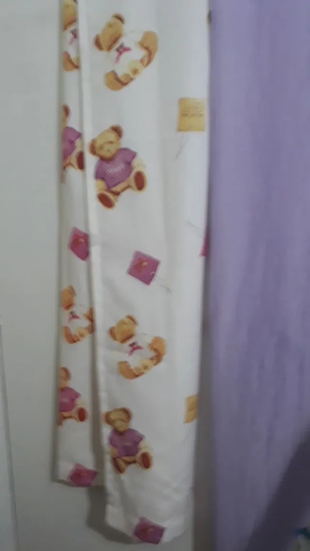 cortinas 2,15 X 1,01 lilás - Foto 2