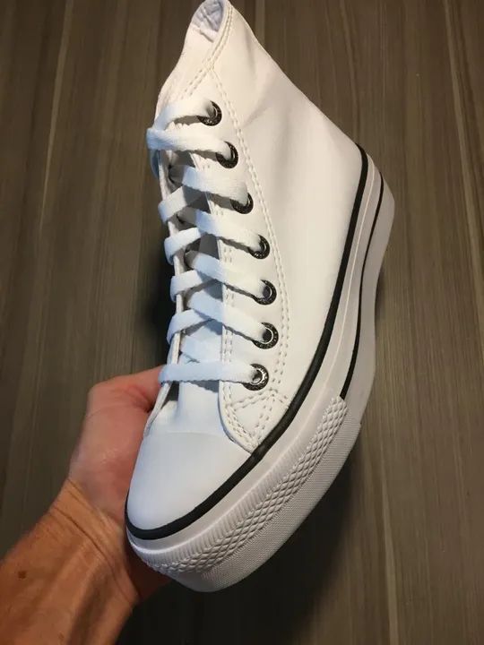 Converse Plataforma Branco All Star Plataforma Valor Tênis