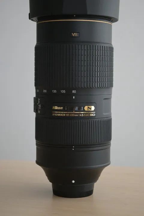Lente nikon 80-400mm VR AF-S modelo novo - Foto 4
