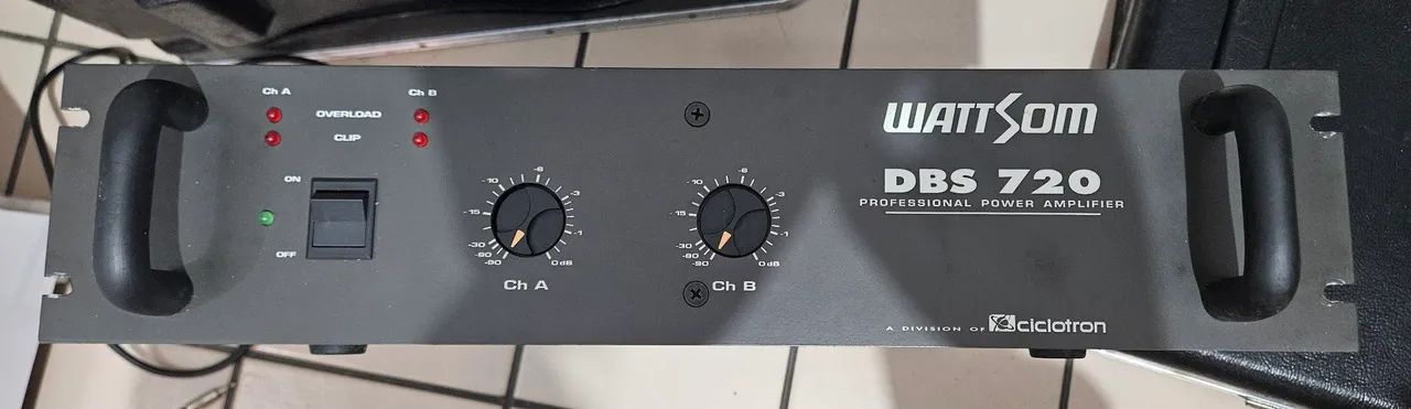 Amplificador Wattson DBS 720 - Profissional