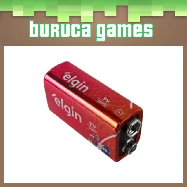 Bateria de Zinco 9V Elgin - Foto 3