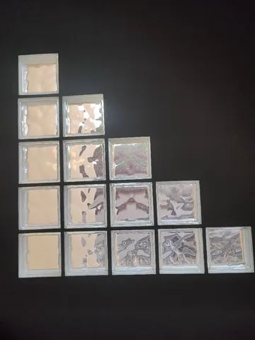 15 Blocos de Vidro NOVOS -<br>R$22,90 cada.