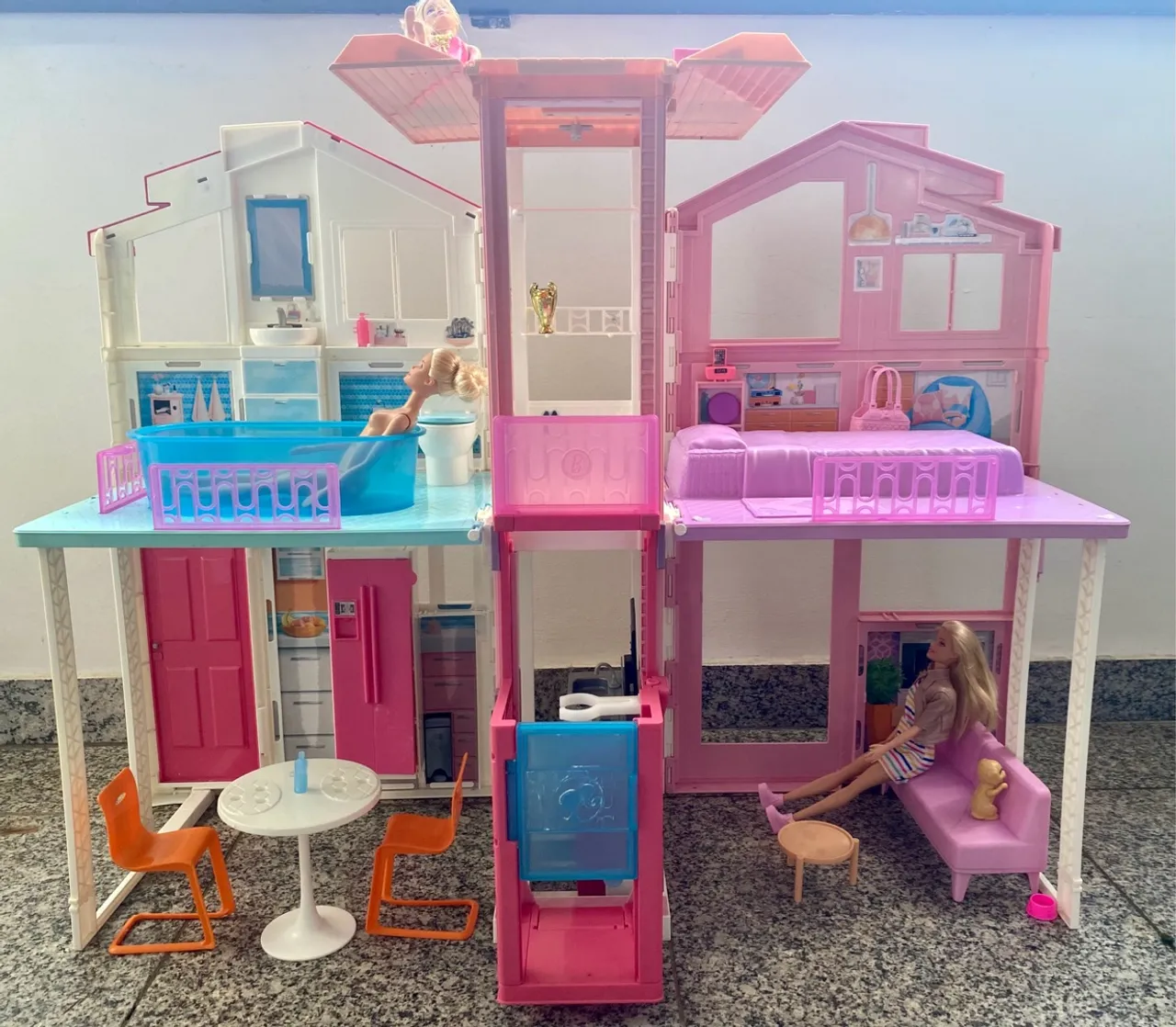 casa de 3 andares da barbie