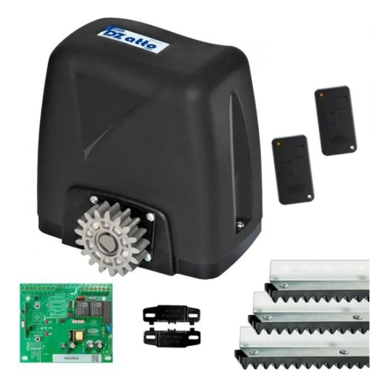 KIT MOTOR PORTÃO ELETRÔNICO ROSSI TURBO NOVO