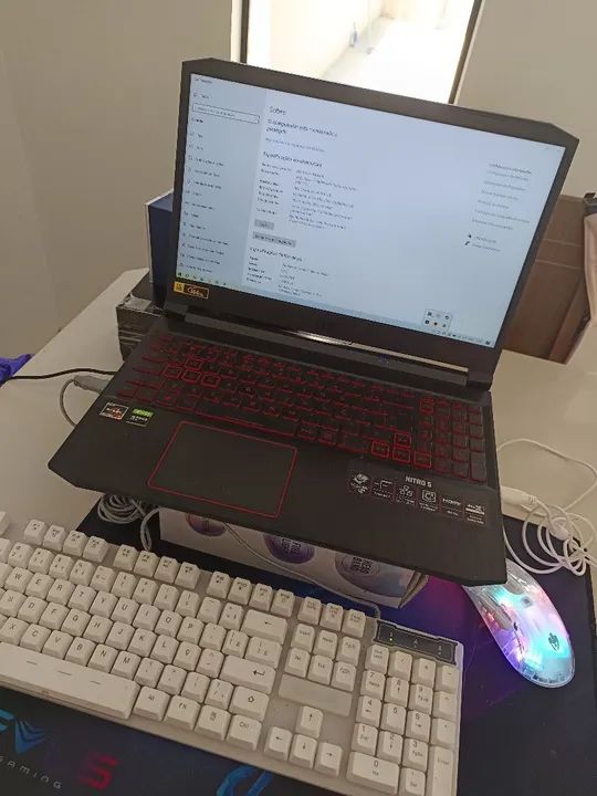 Nitro 5 Ryzen 7 - 16gb ram GTX 1650 6gb