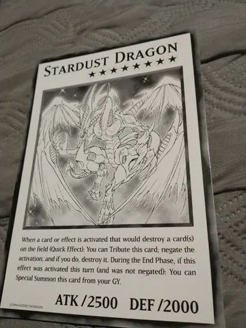 Yugioh!!! Stardust Dragon Pt (oversized) - Duel Overload