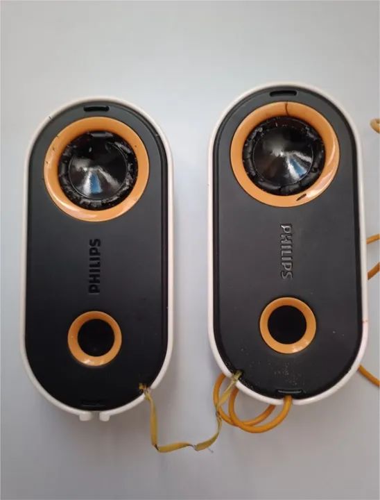 Alto-falantes Usb Para Notebook Usado Sem Caixa Spa4210/10 *PROMOÇÃO* - Foto 2