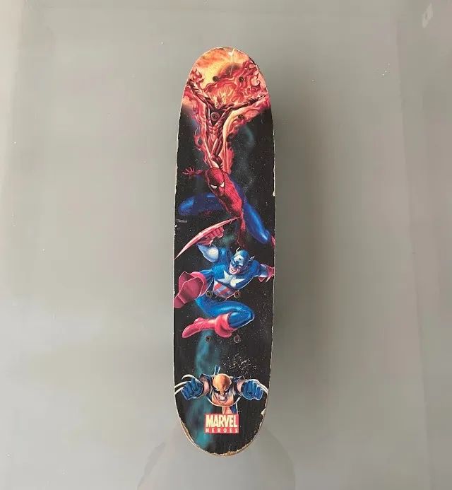 Skate Infantil Marvel Heroes + Capa - Foto 2