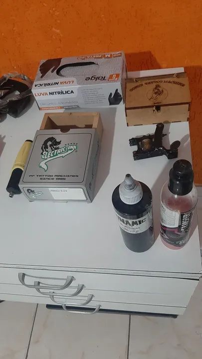 Conjunto de equipamentos para tatuagem - Foto 4