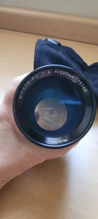 Lente Nikon nikkor-pc 1:4 f=200mm 75160 - Foto 4