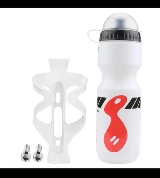 Garrafa de água para ciclismo e treinos em geral - 750 ml com suporte  - Foto 4