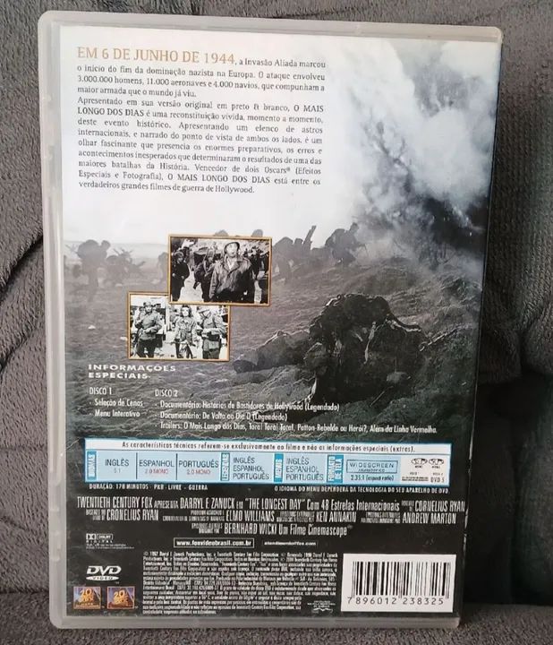 DVD duplo o mais longo dos dias - Foto 4