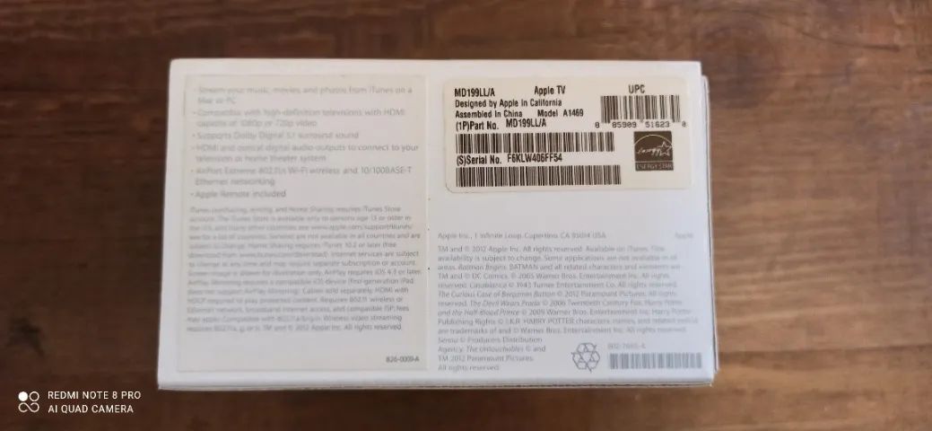 Apple TV+ cabos 1 geração  - Foto 2