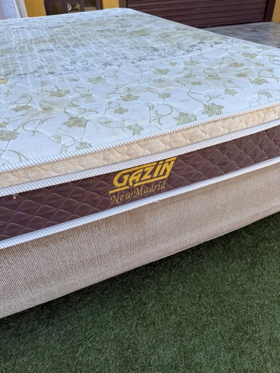 Colchão de Casal GAZIN USADO + base - ENTREGO!  - Foto 6