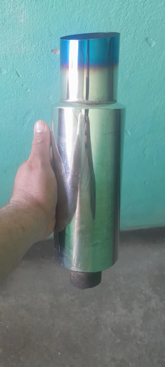 Abafador Esportivo com Ponteira Azul