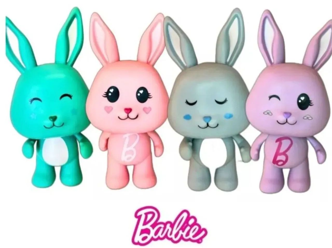Boneca Pets da Barbie Hora do Passeio Coelho Azul - Pupee - Foto 2
