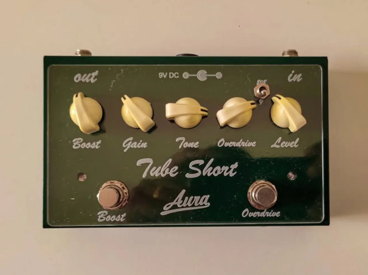 Pedal Overdrive Aura Tube Short