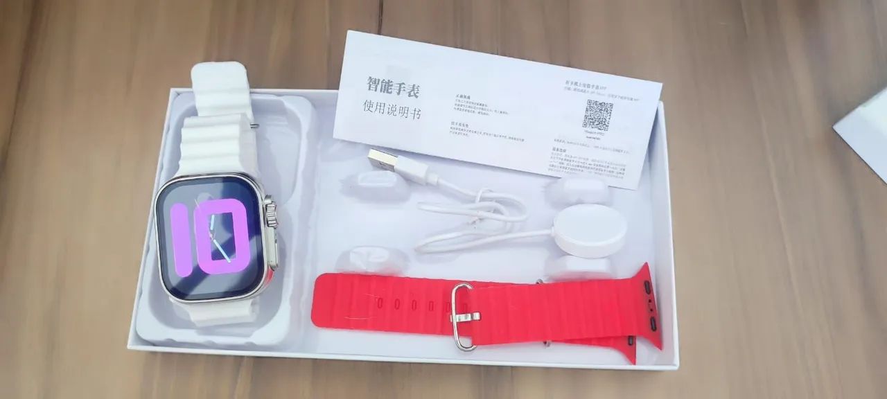 Smartwatch ultra t10 preto ou branco  - Foto 4