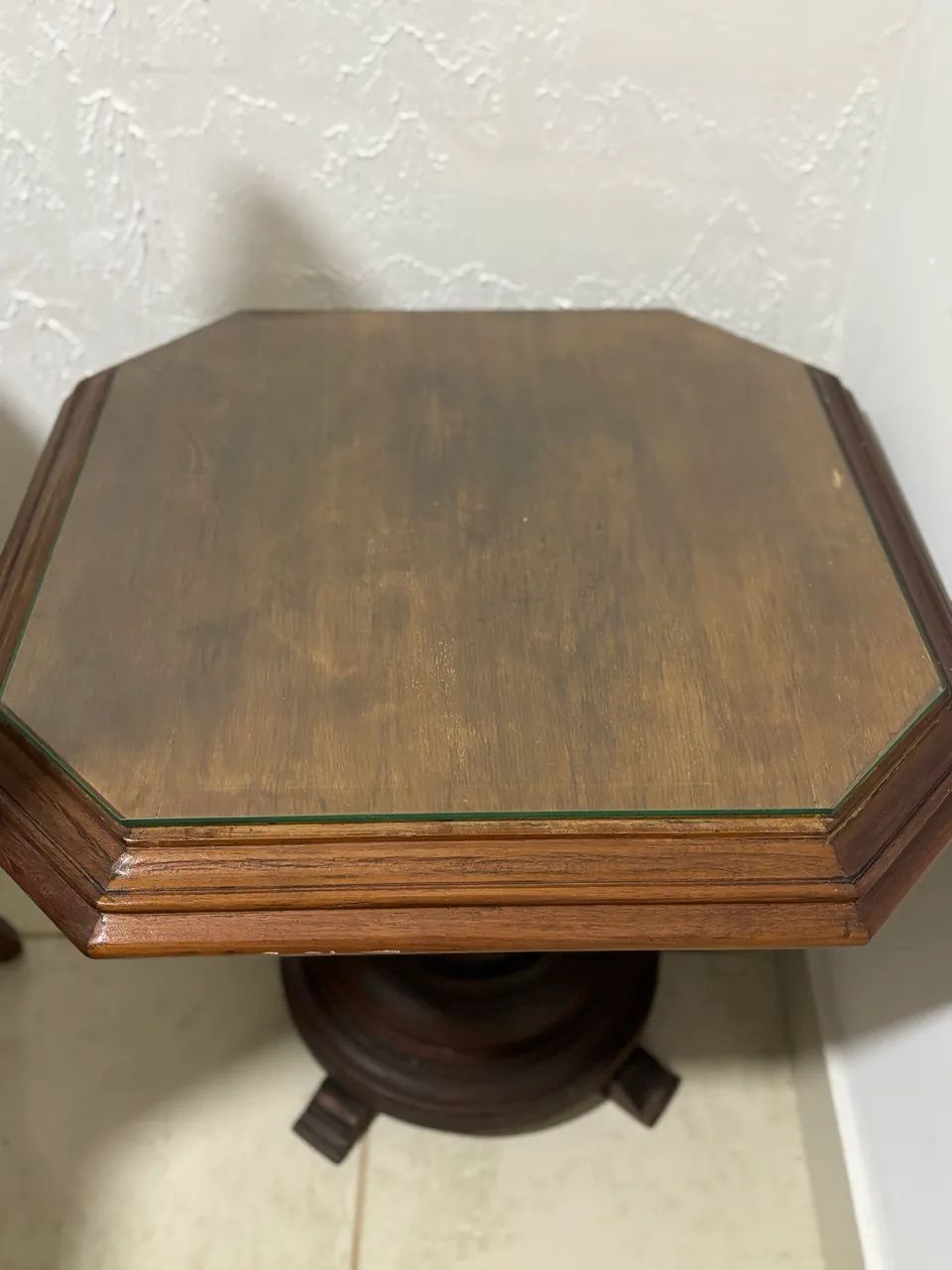 Mesa de canto de madeira jatobá  - Foto 4