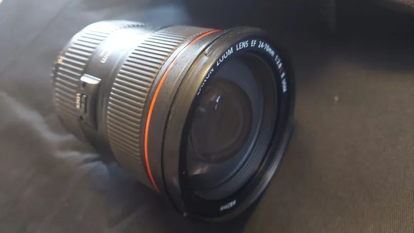Lente Canon 24-70mm F/2.8L Usm 2- Usada - A. Oferta F. Daqui (Pix) - NÃO VENDO P OLX - Foto 3
