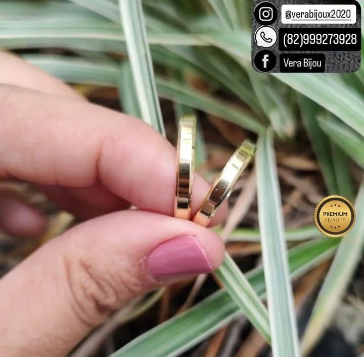 PAR DE ALIANÇAS NOIVADO E CASAMENTO  - Foto 5