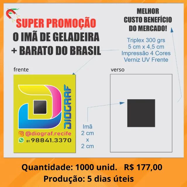 Imãs de Geladeira