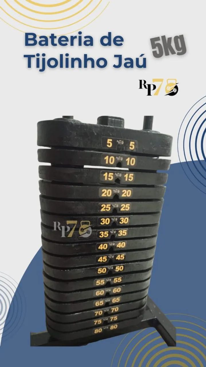 Bateria de Tijolinho Jaú 5kg