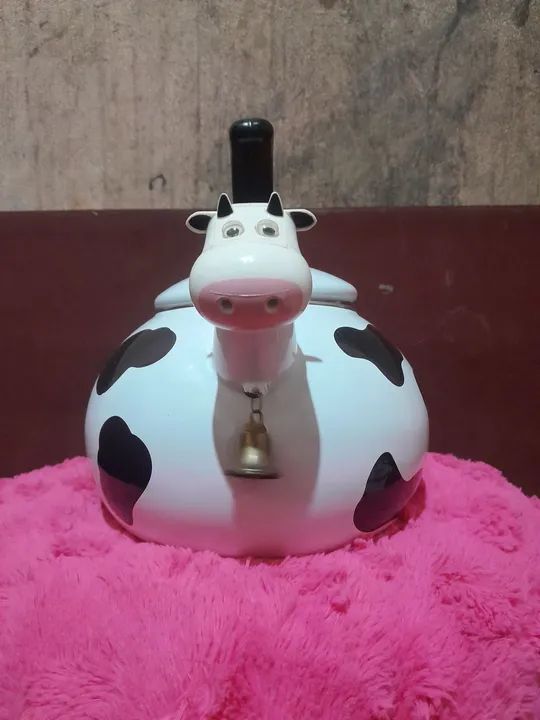 Chaleira de Porcelana com Desenho de Vaca - Foto 2