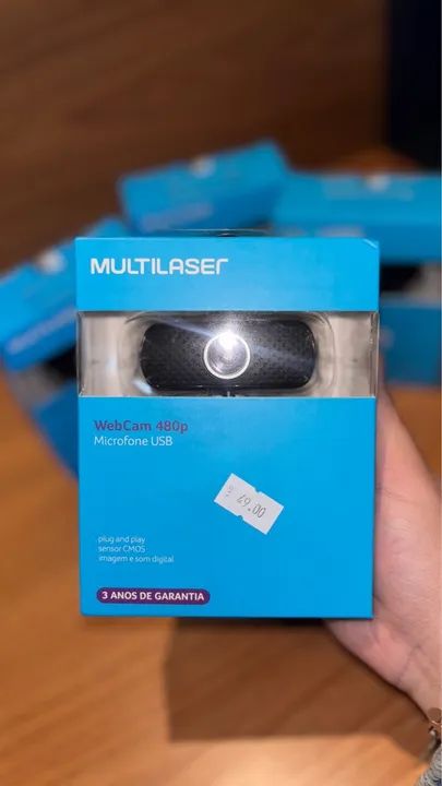 Webcam Multilaser 480p NOVA!