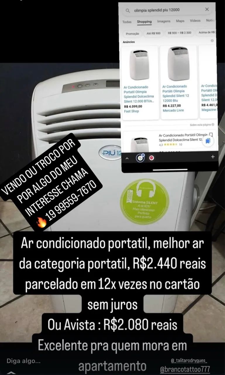 Ar Condicionado Portátil - Melhor da categoria
