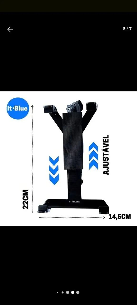 Suporte para tablet banco veicular - Foto 6