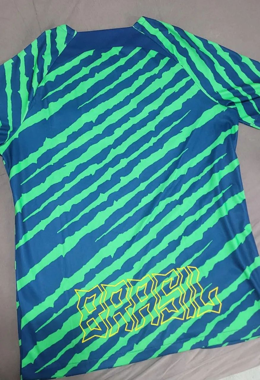 Camisa Brasil 2023 - Verde e Azul - Foto 5