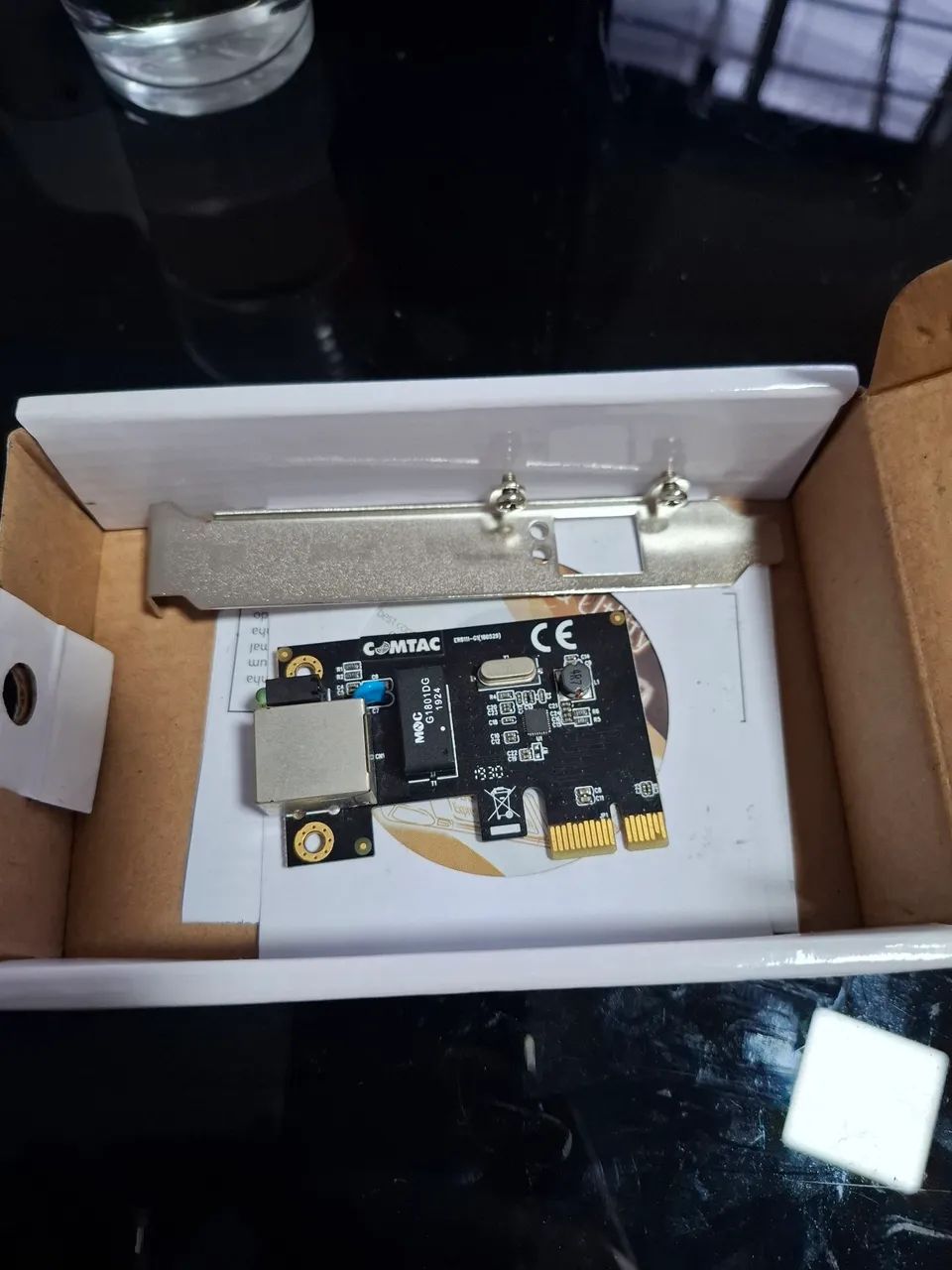 Placa de Rede PCI-e Gigabit 10/100/1000 Mbps - Comtac - Foto 2