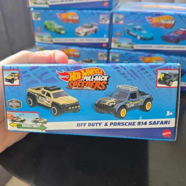 Kit Carrinhos Hot Wheels Pulback Speeders - Novo, Lacrado - Foto 4