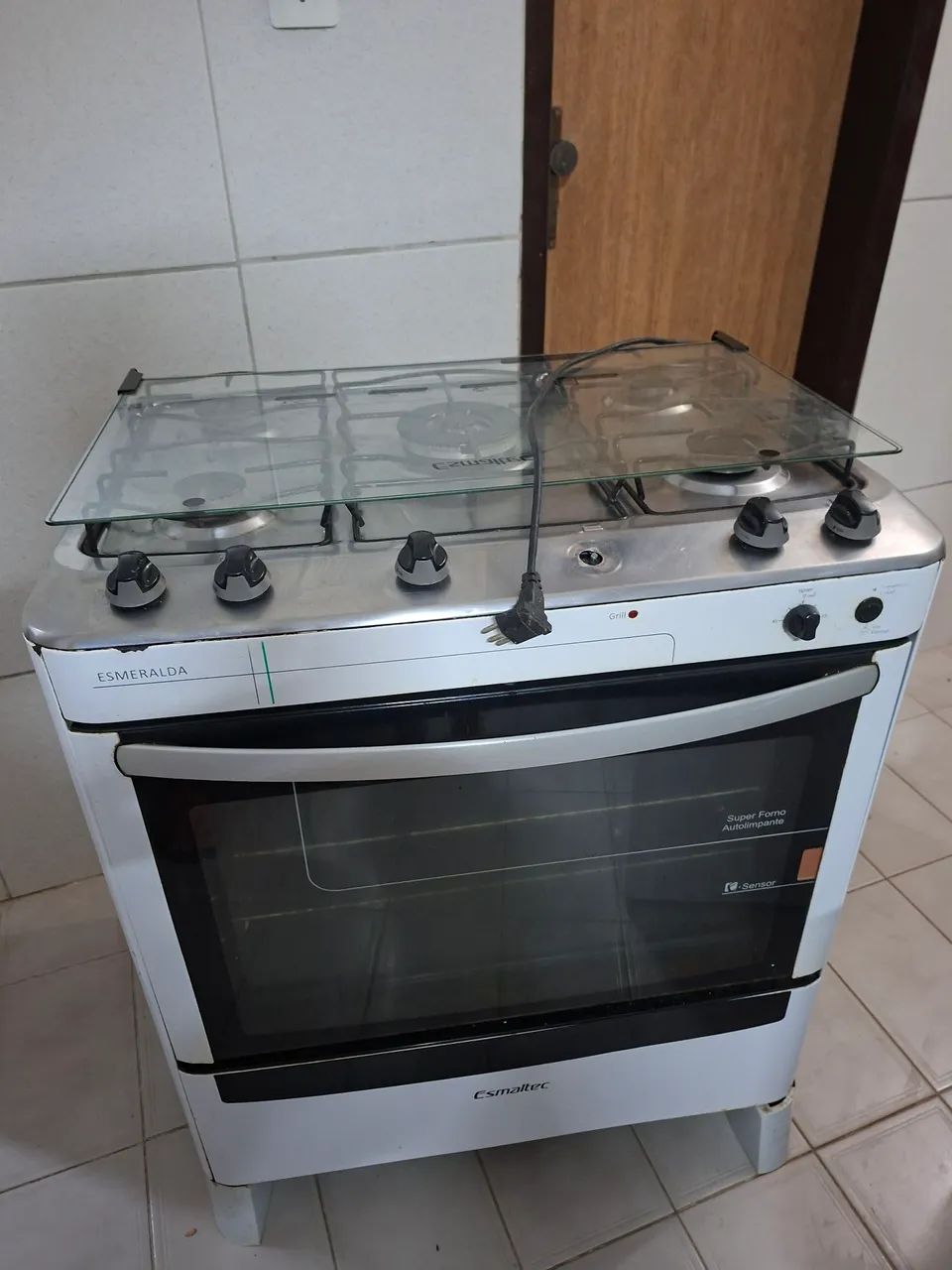 Fogão Esmaltec Inox Usado