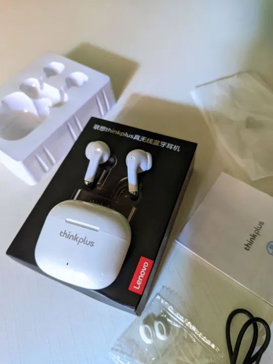 Fone de ouvido Lenovo LP40 Pro Branco - Foto 3