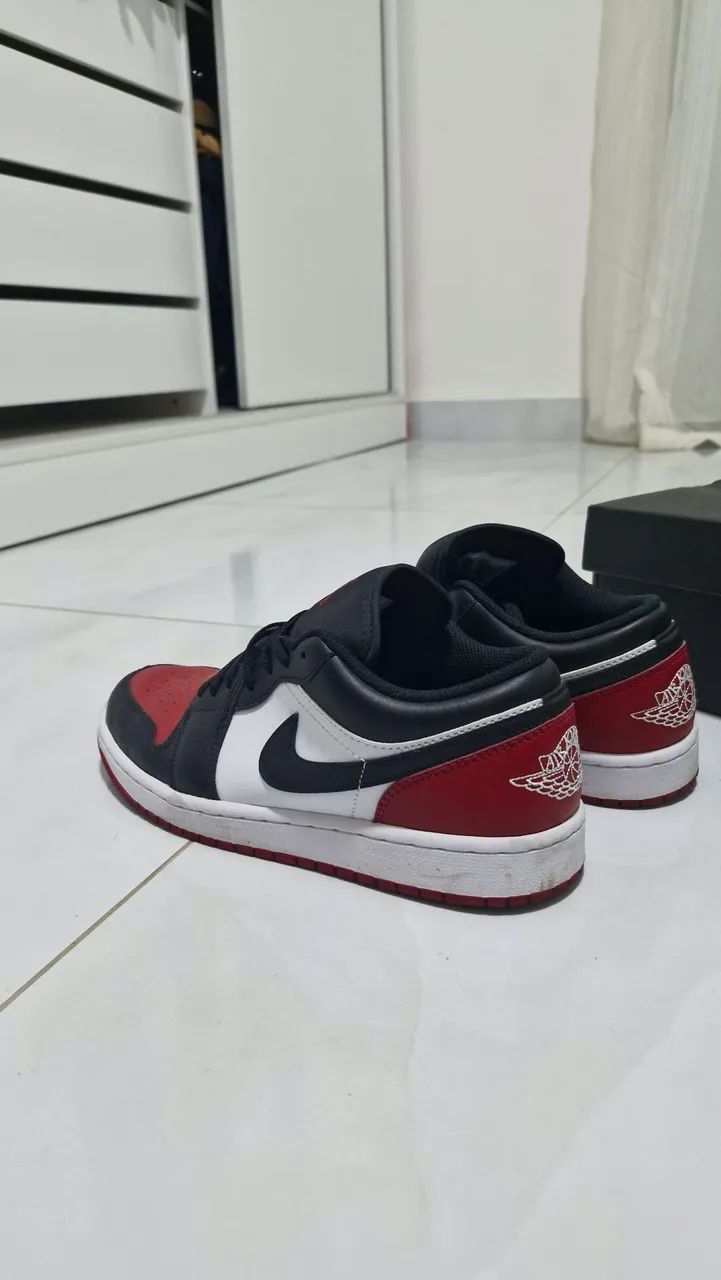 Air jordan low Bred Toe - Foto 2