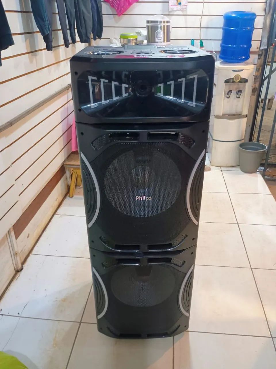Caixa de Som Philco com 2 Woofers