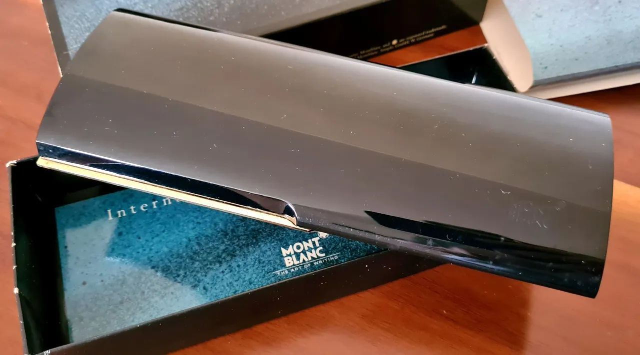 Caneta Montblanc Meisterstück LeGrand com estojo e certificado original. - Foto 4