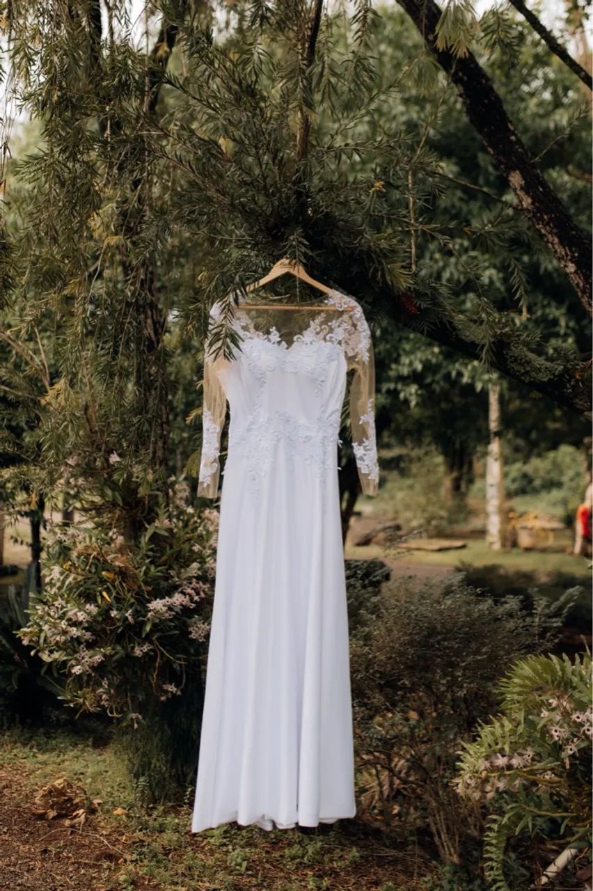 Vestido de noiva branco - Foto 3